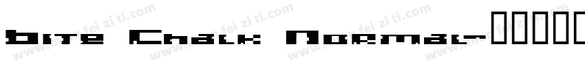 Bite Chalk Normal字体转换